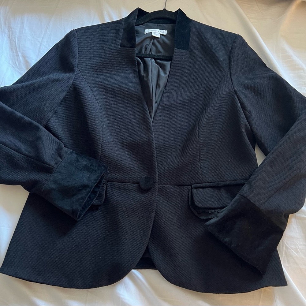 Coldwater Creek Black Blazer